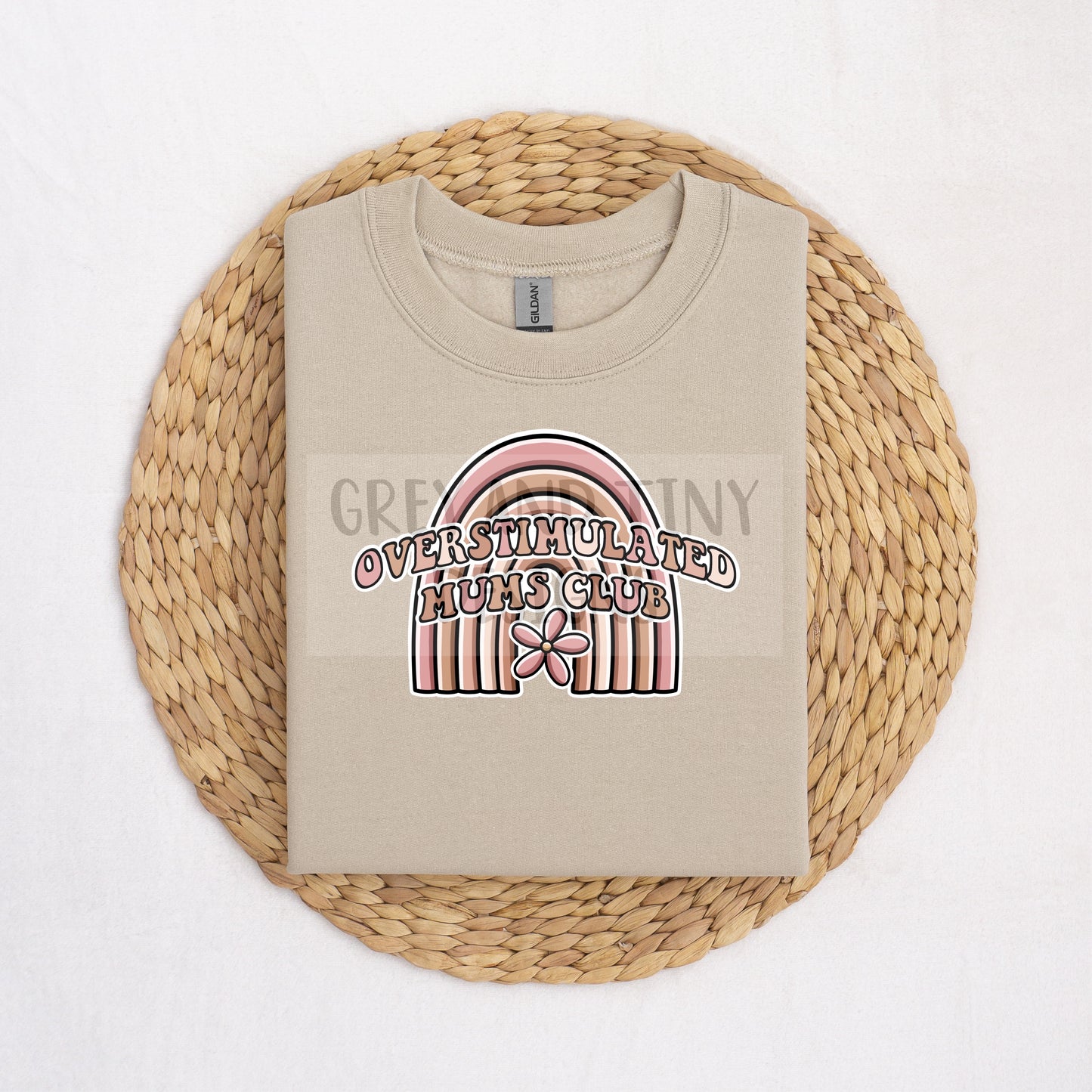Overstimulated mums club png