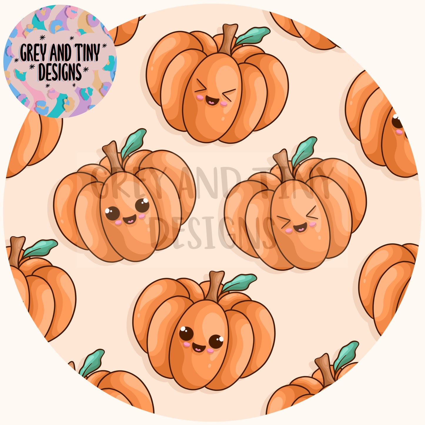 Kawaii pumpkins