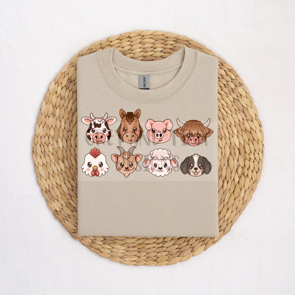 Kawaii farm PNG