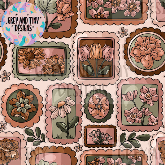 Floral stamps