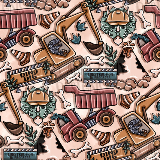 Dino dig construction