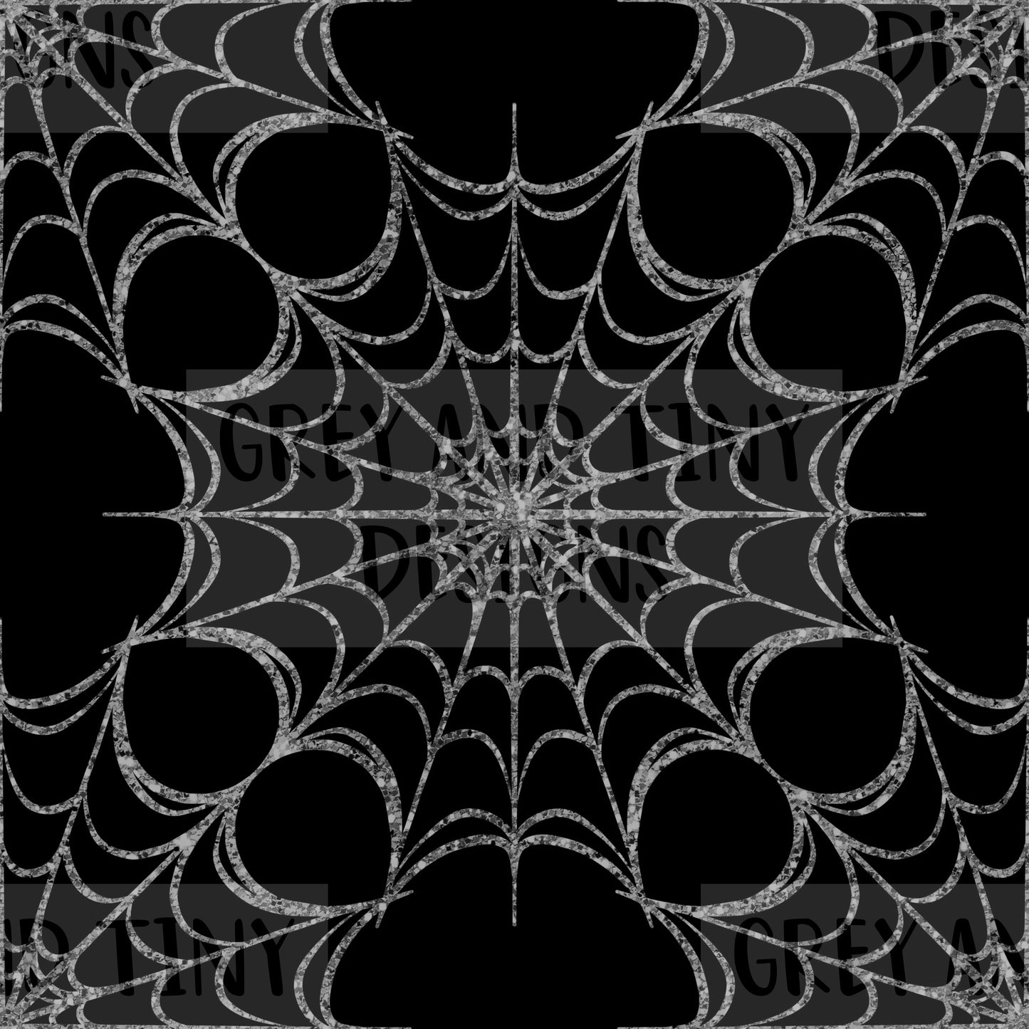 Glitter webs mono