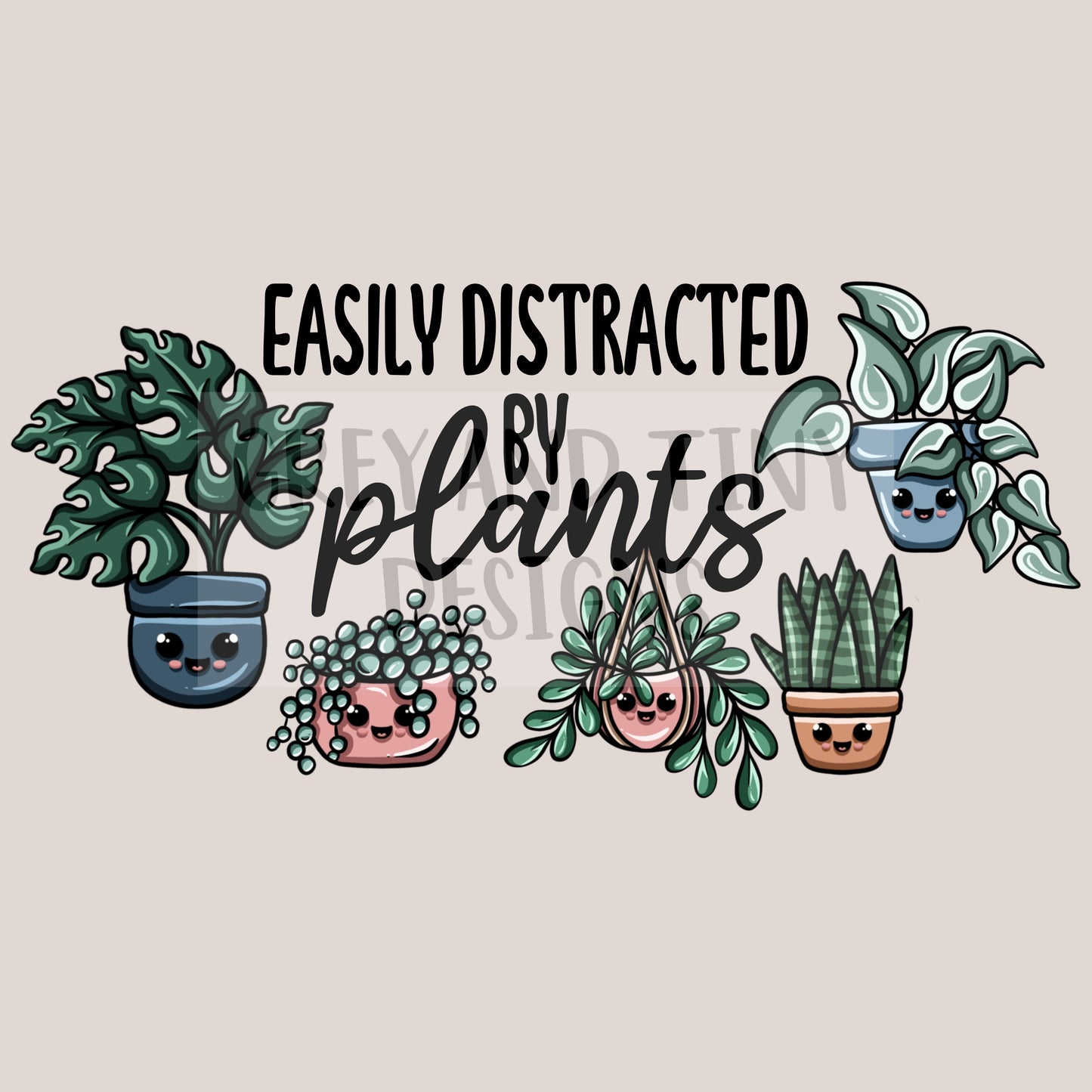 Distracted by plants