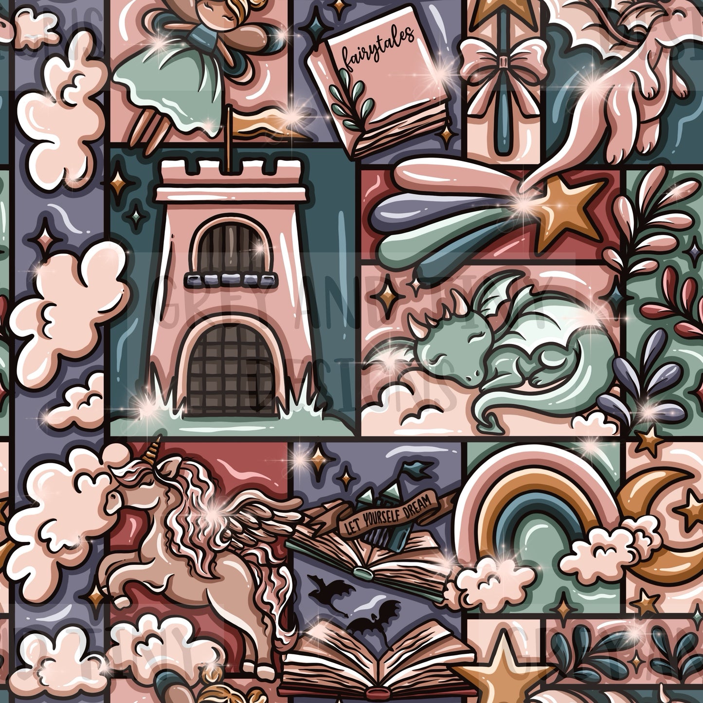 Girly fairytale patchwork