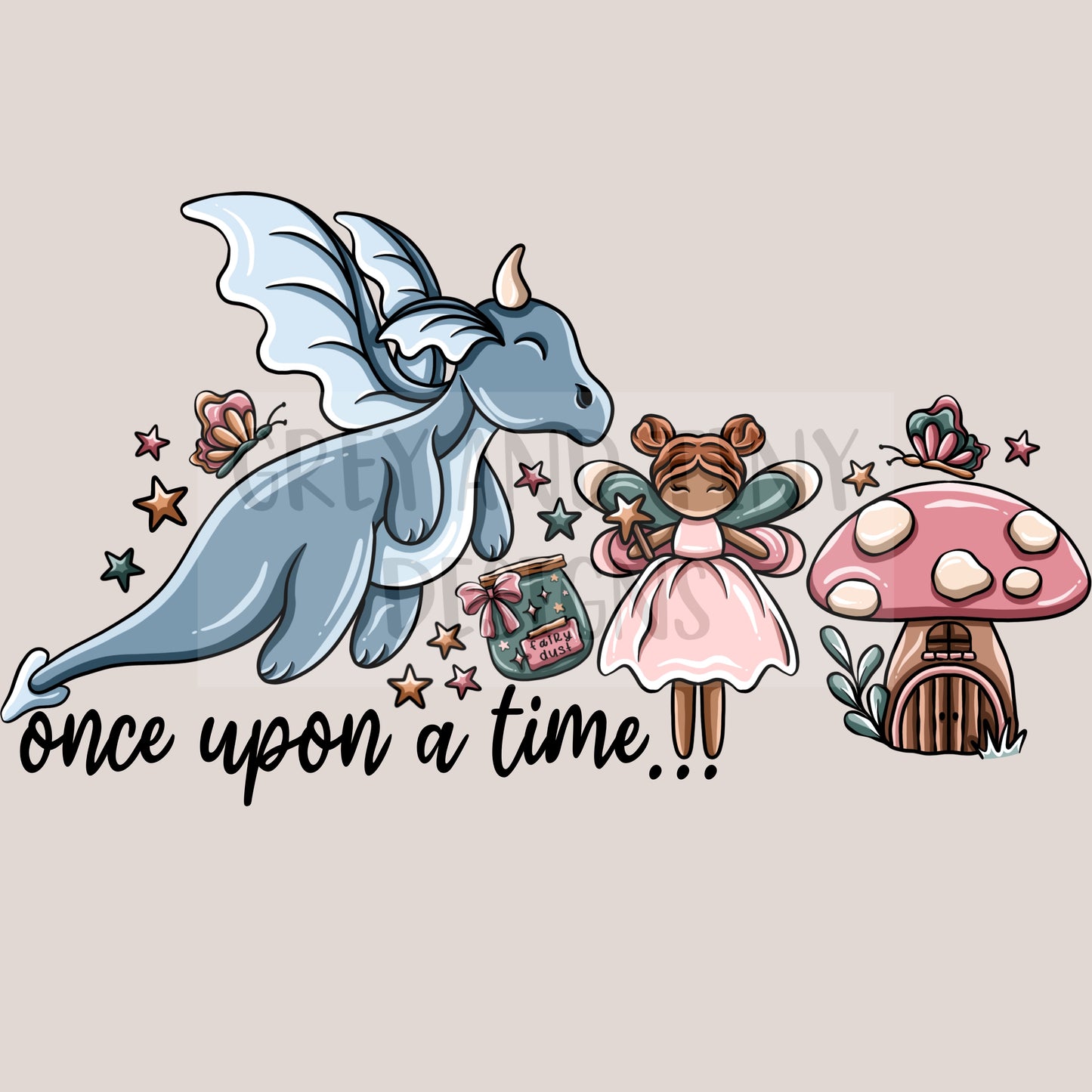 Fairy and her dragon png