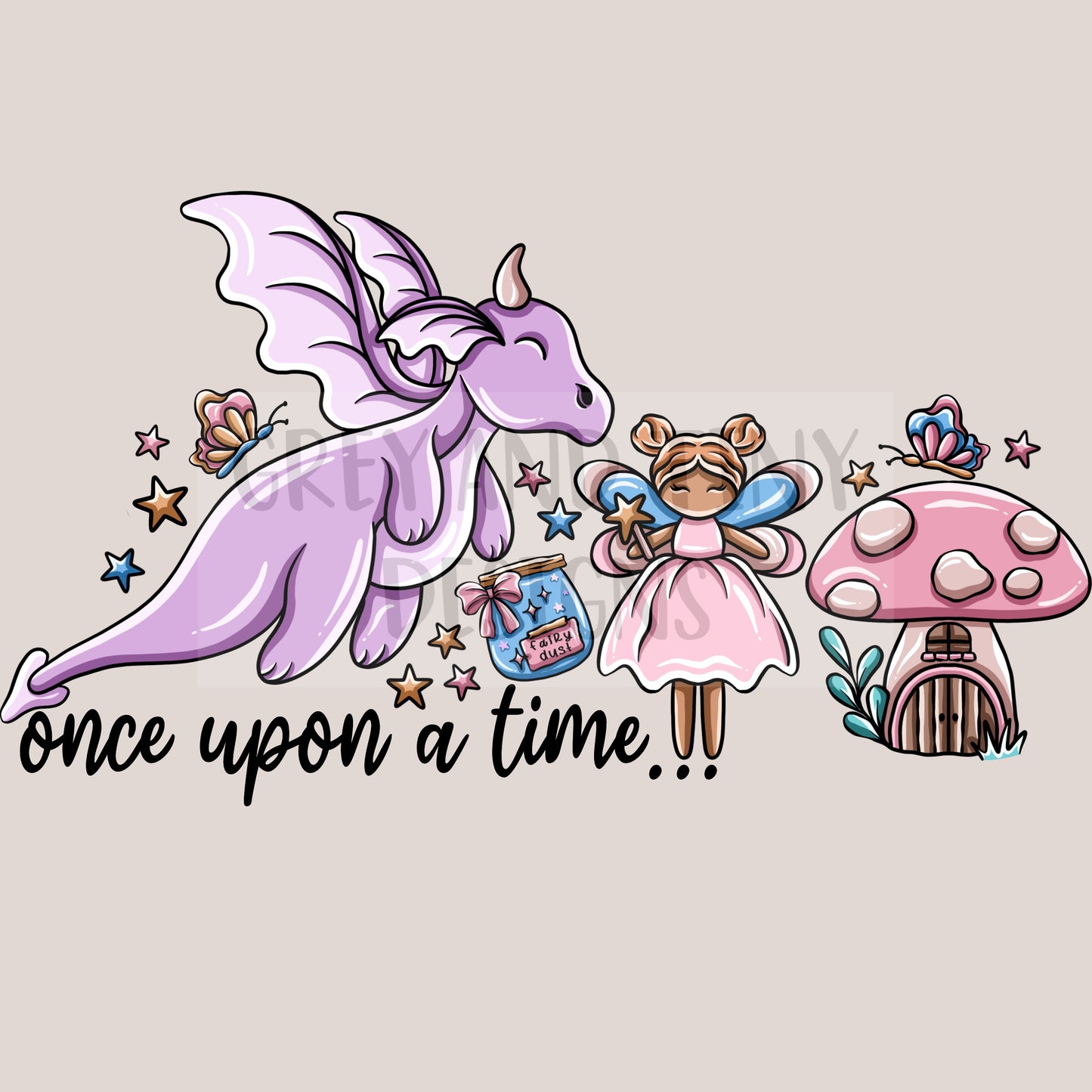 Fairy and her dragon png