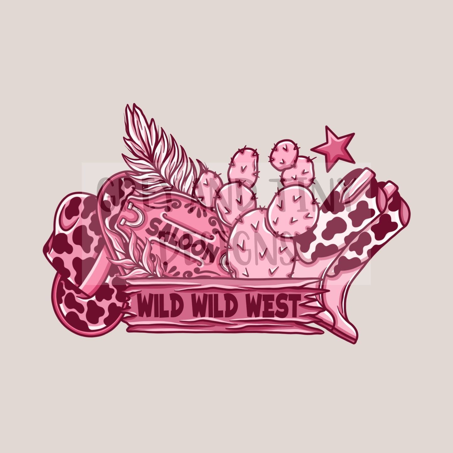 Pink saloon png