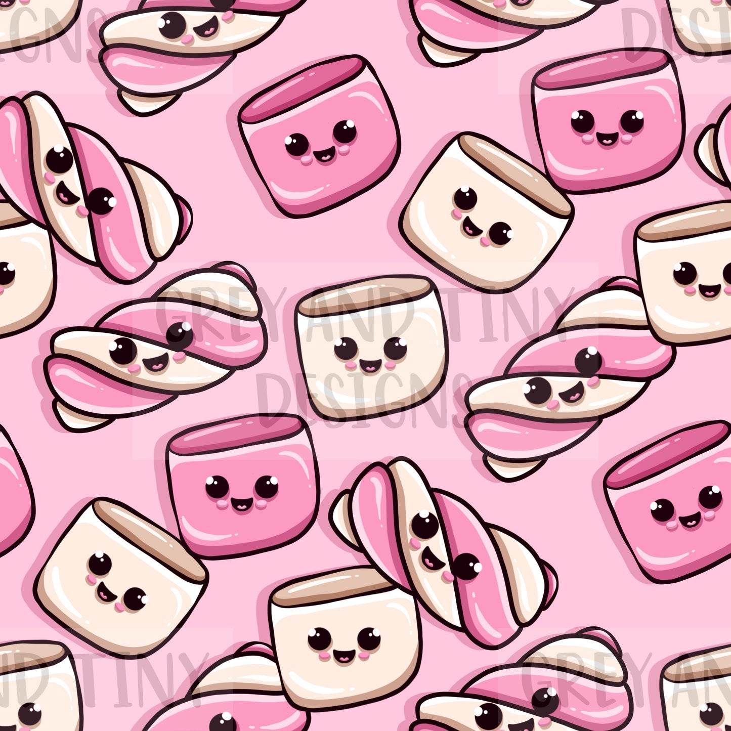 Marshmallows pink