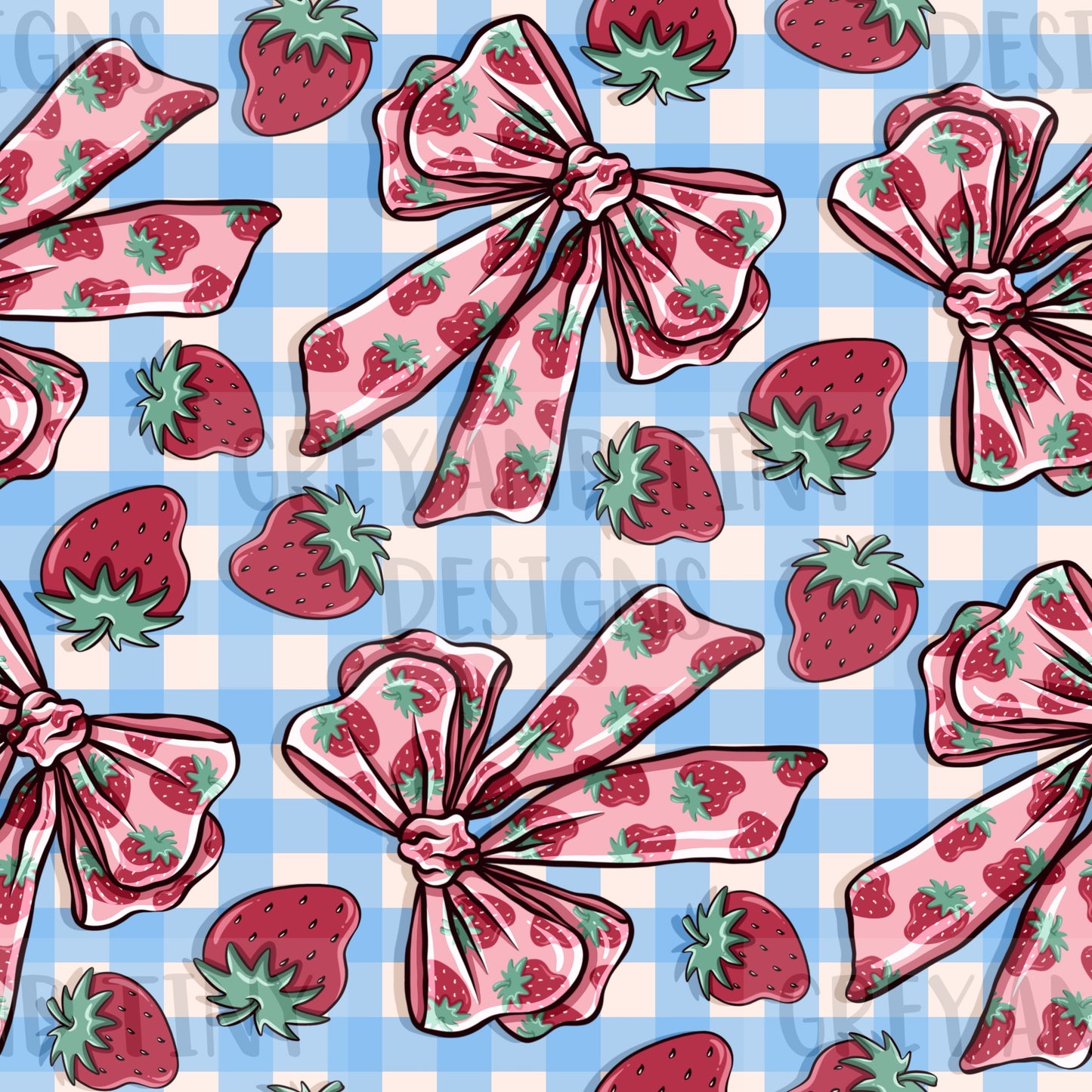 Strawberry bows LIMITED