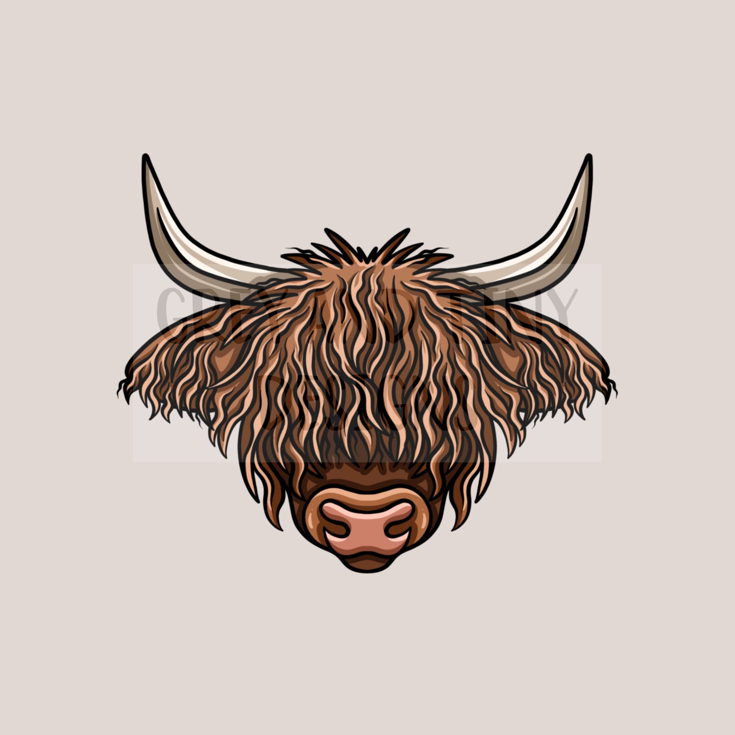 Highland cow png