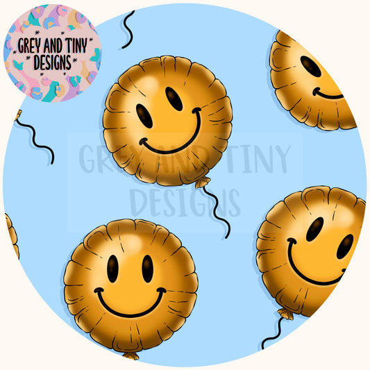 Foil smiley balloon