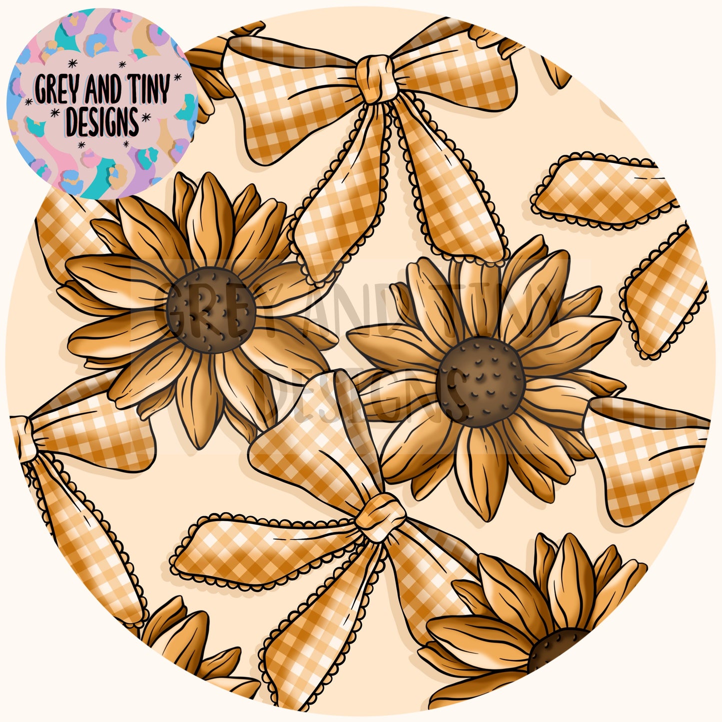 Sunflower bows
