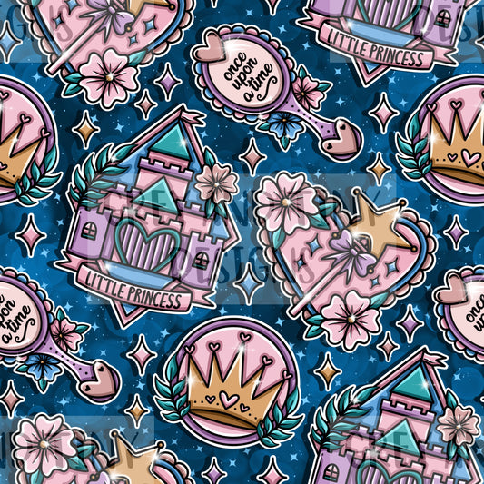 Princess tattoo flash