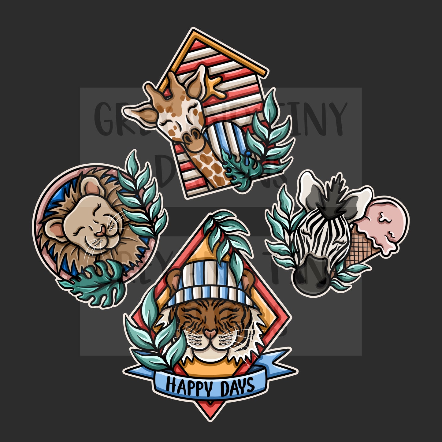 Happy days tattoo pngs