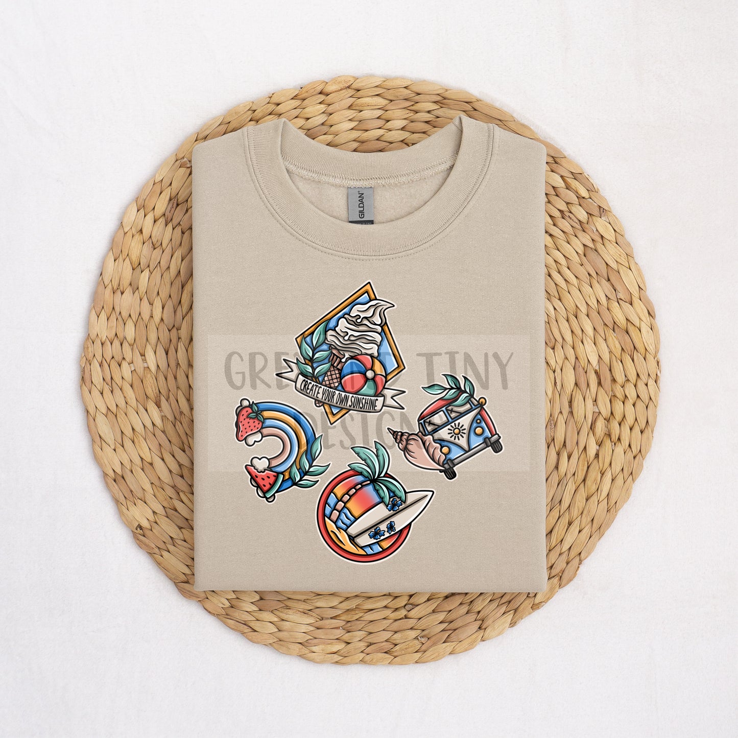 Summer tattoo flash pngs