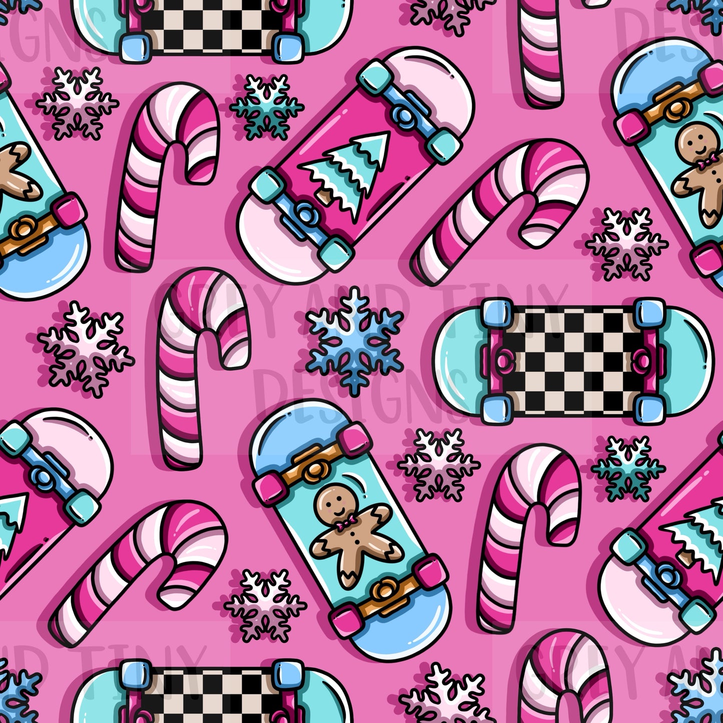 Christmas skateboarding