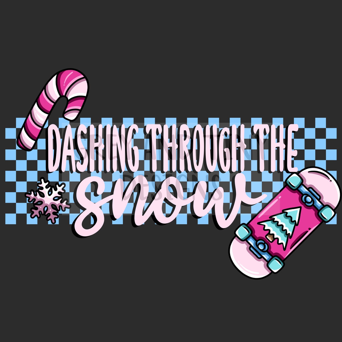 Christmas skateboarding png