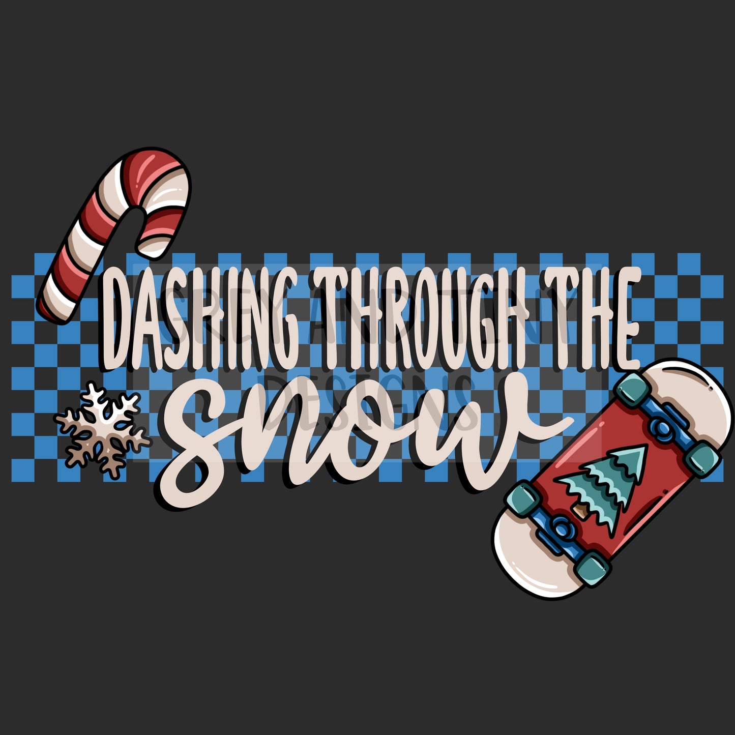 Christmas skateboarding png