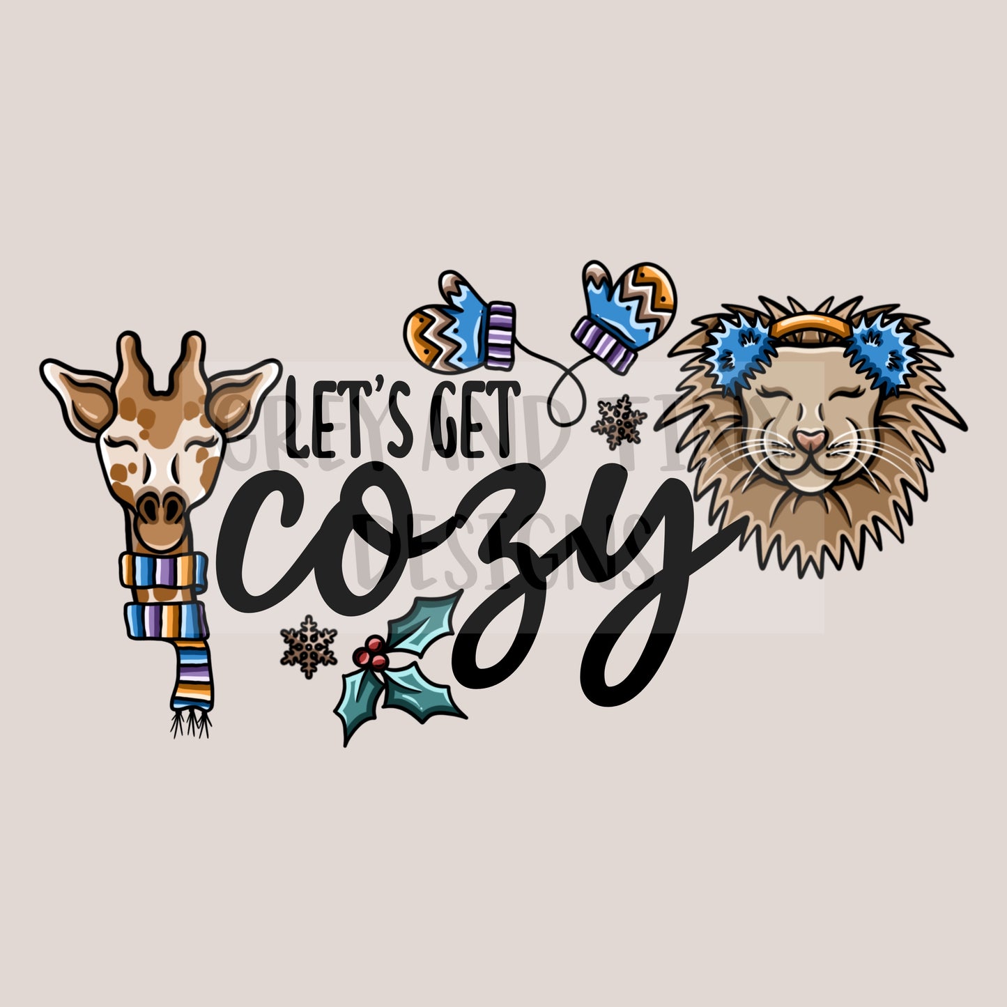 Cozy animals png