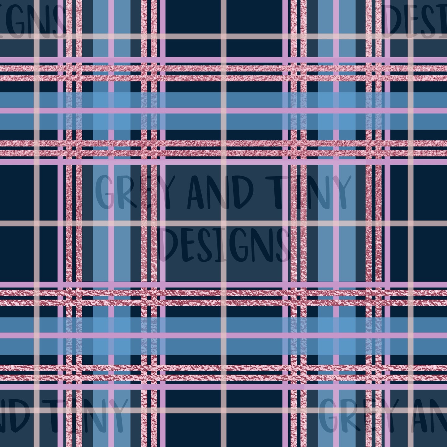 Winter floral co-ord tartan