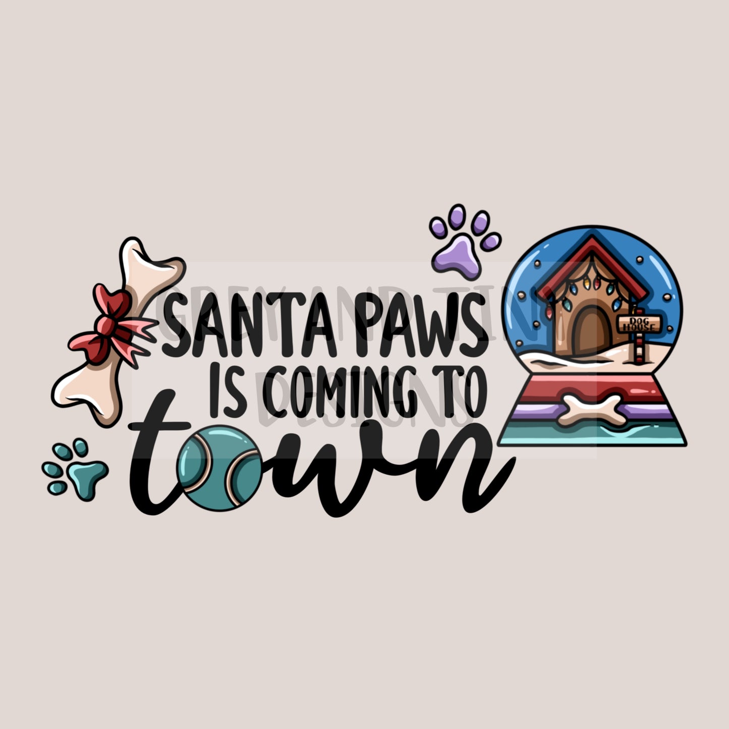 Santa paws png