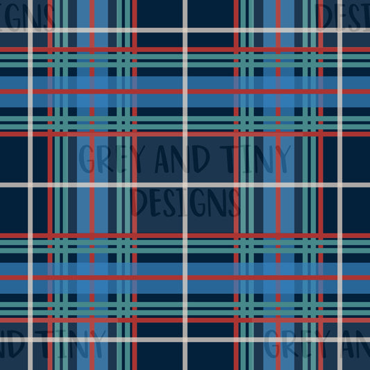 Christmas tartan