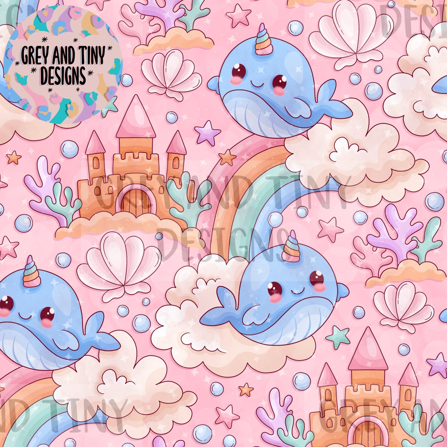 Narwhal coral kingdom