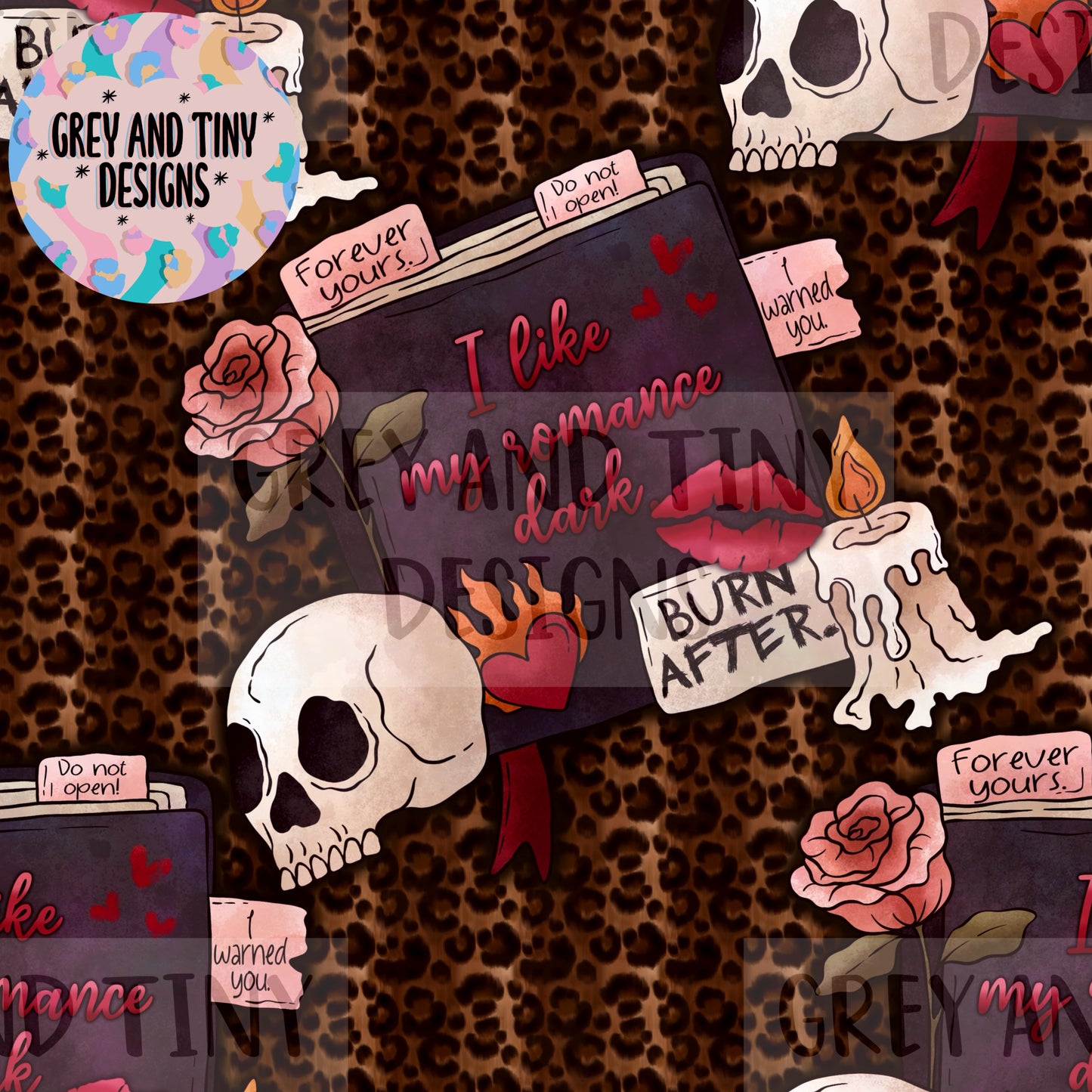 Dark romance book - exclusive colourway