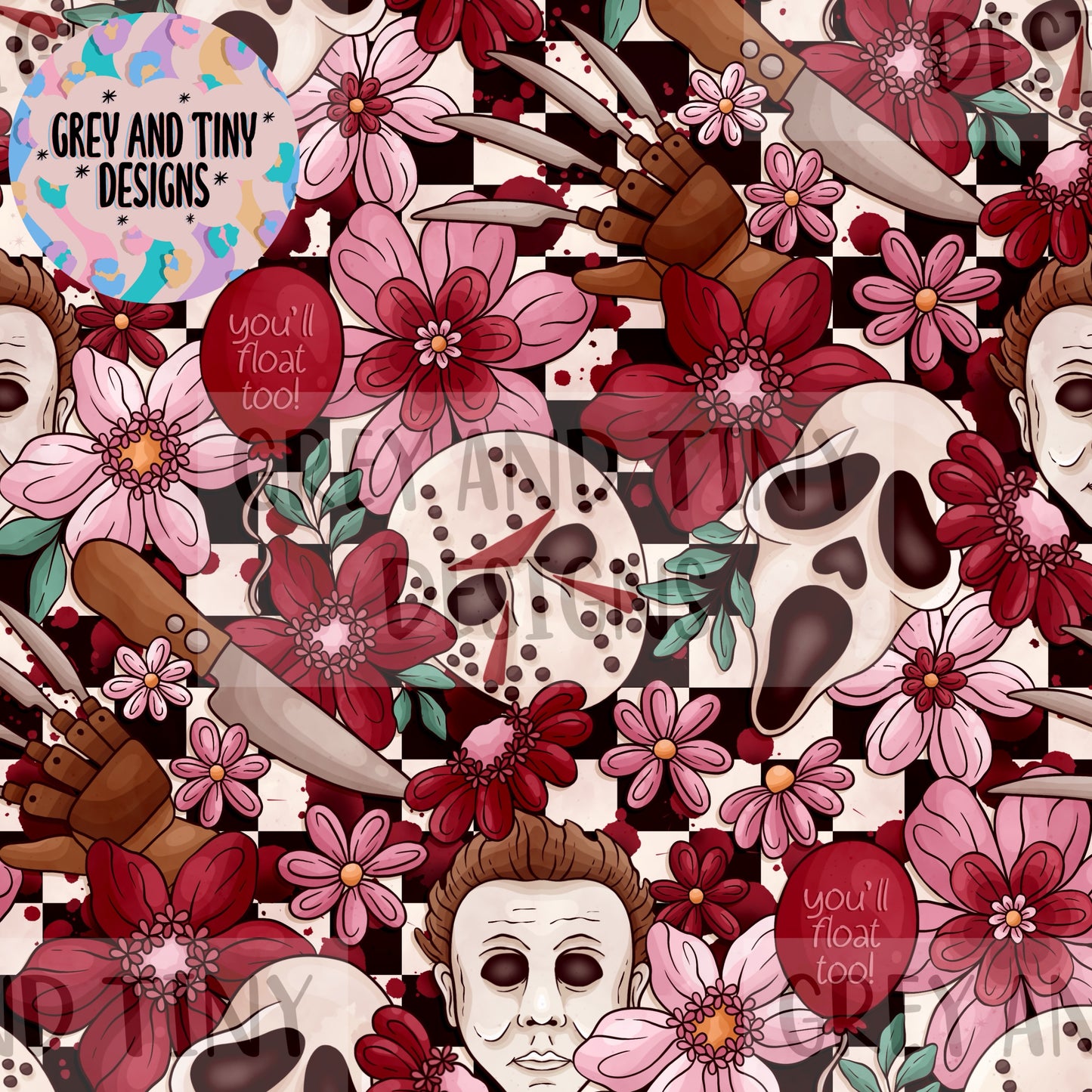 Horror florals LIMITED