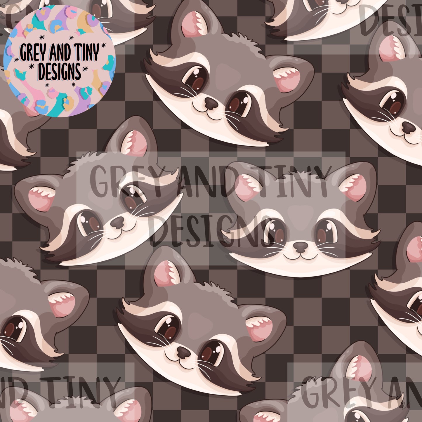 Racoon faces
