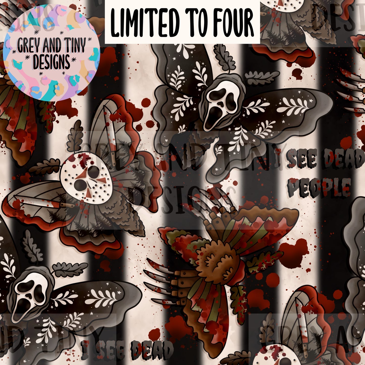 Horror moths LIMITED