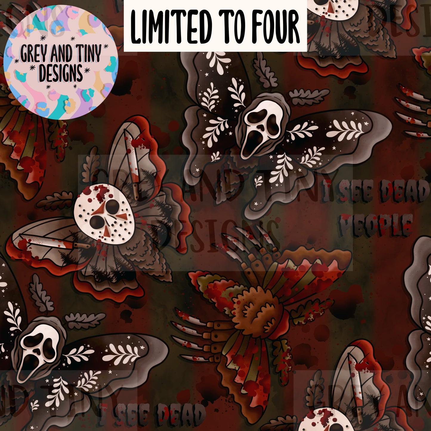 Horror moths LIMITED