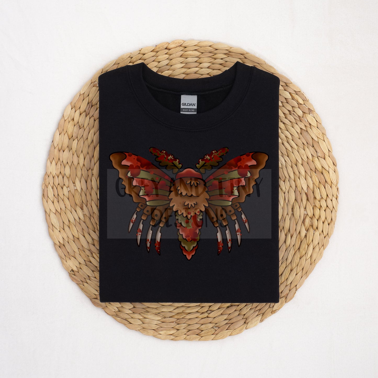 Horror moths PNG (3 pngs)