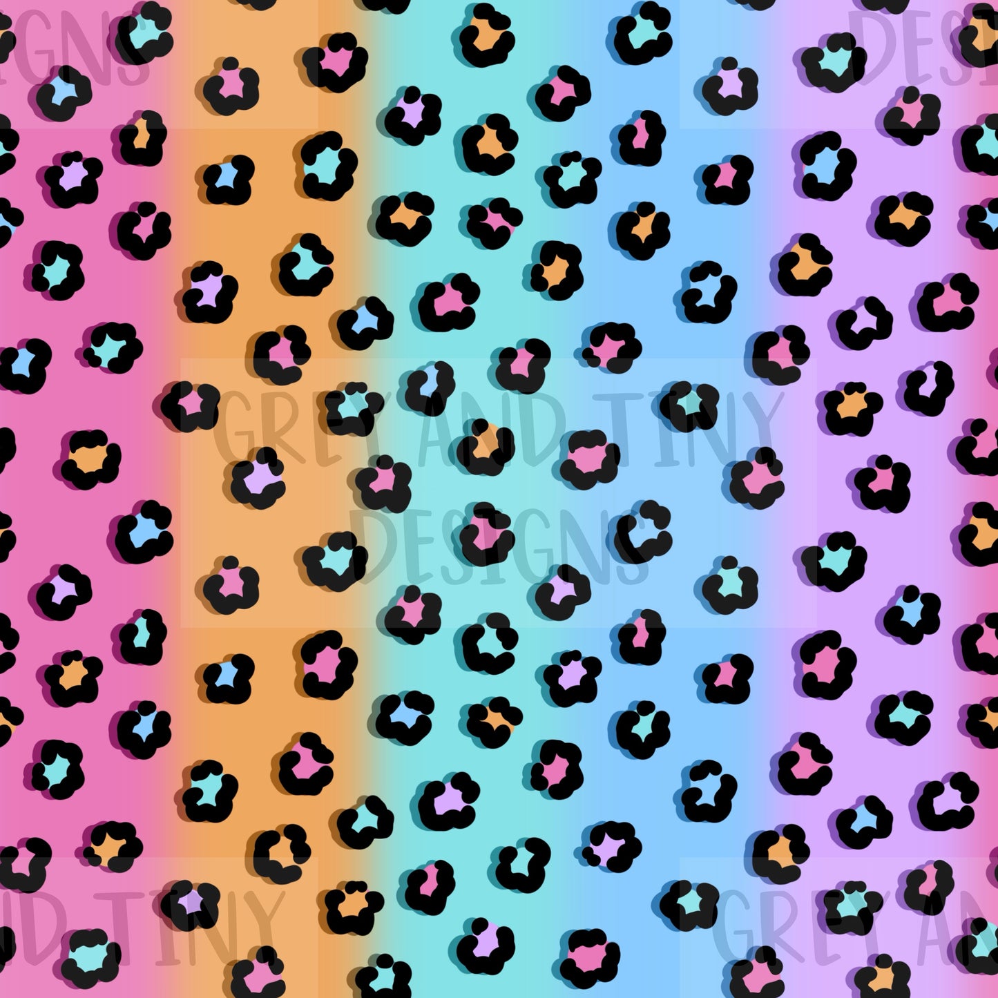 Tropical leopard print