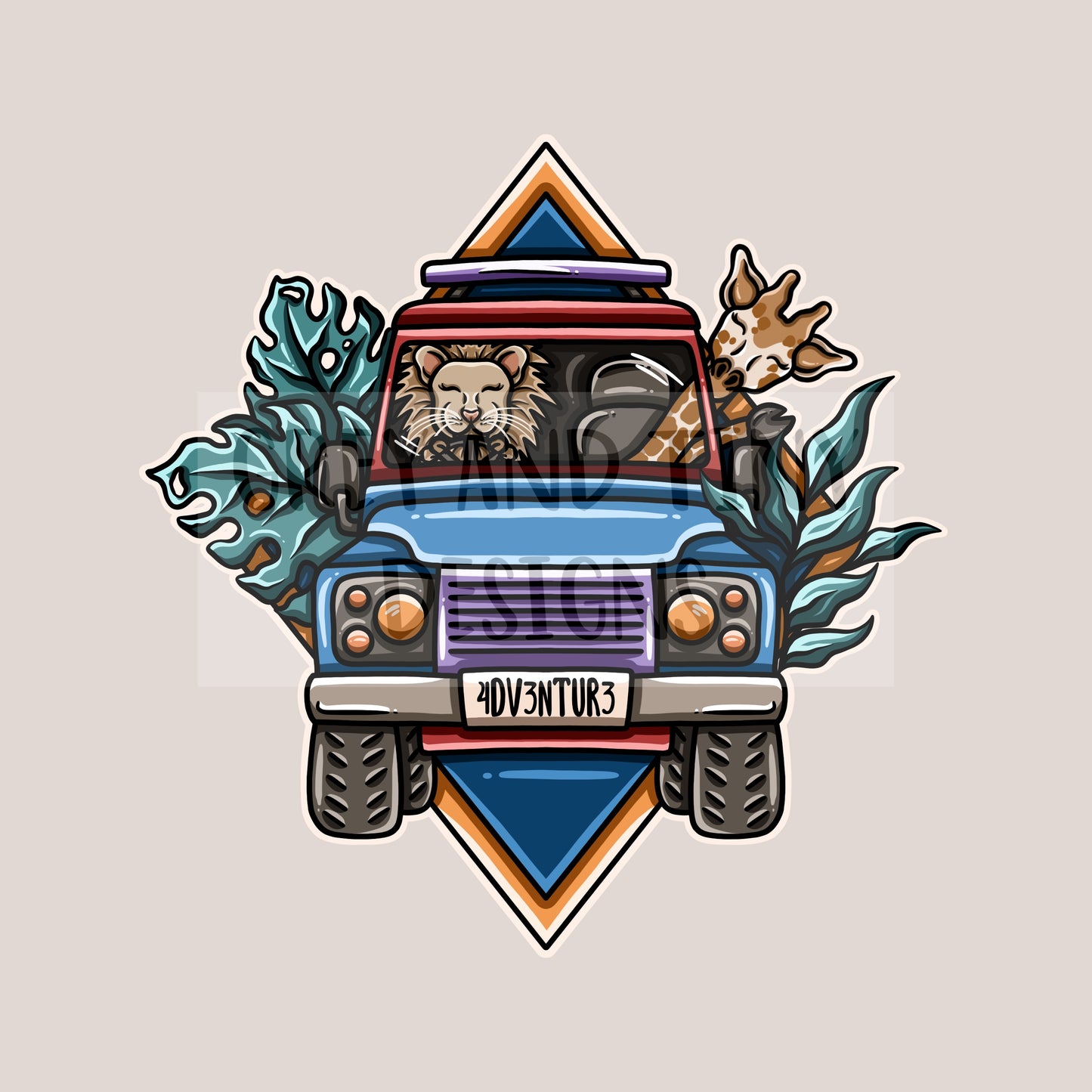 Animal adventure car png