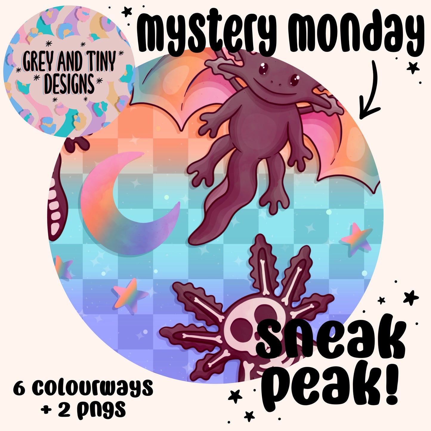 Spooky axolotl bundle