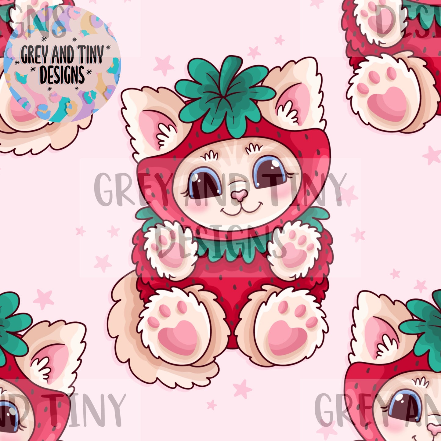 Strawberry kitty