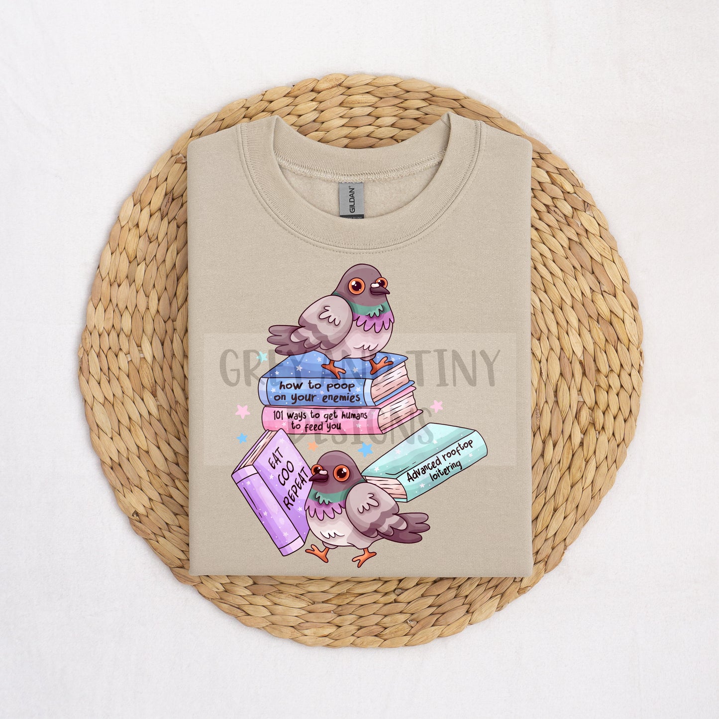 Advanced rooftop loitering pigeons PNG