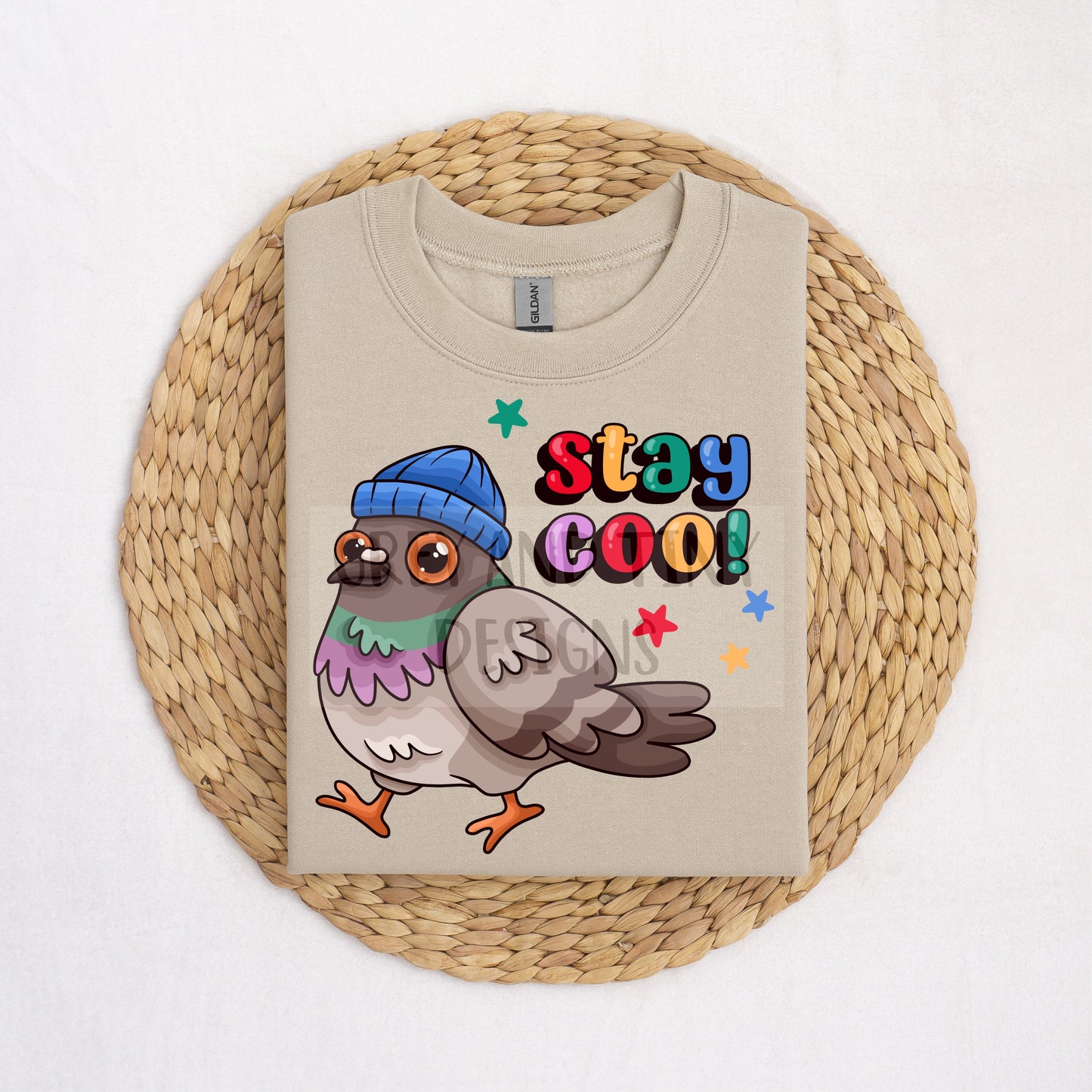 Stay coo pigeon PNG