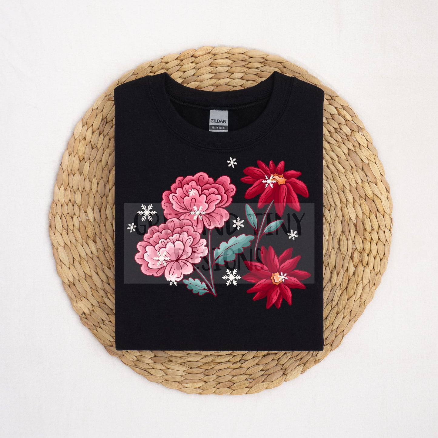 Snowflake floral PNG