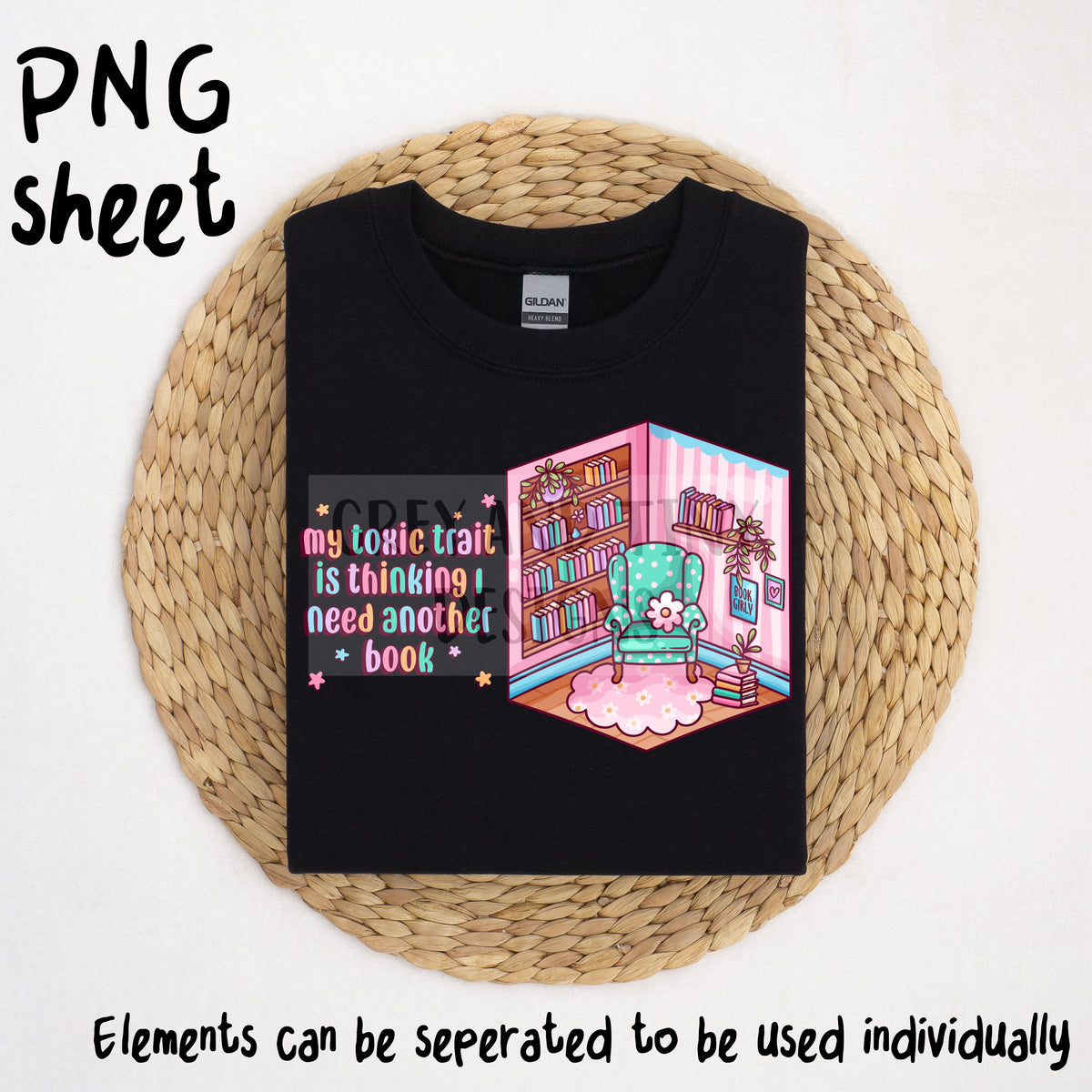 Book nook PNG