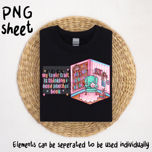 Book nook PNG