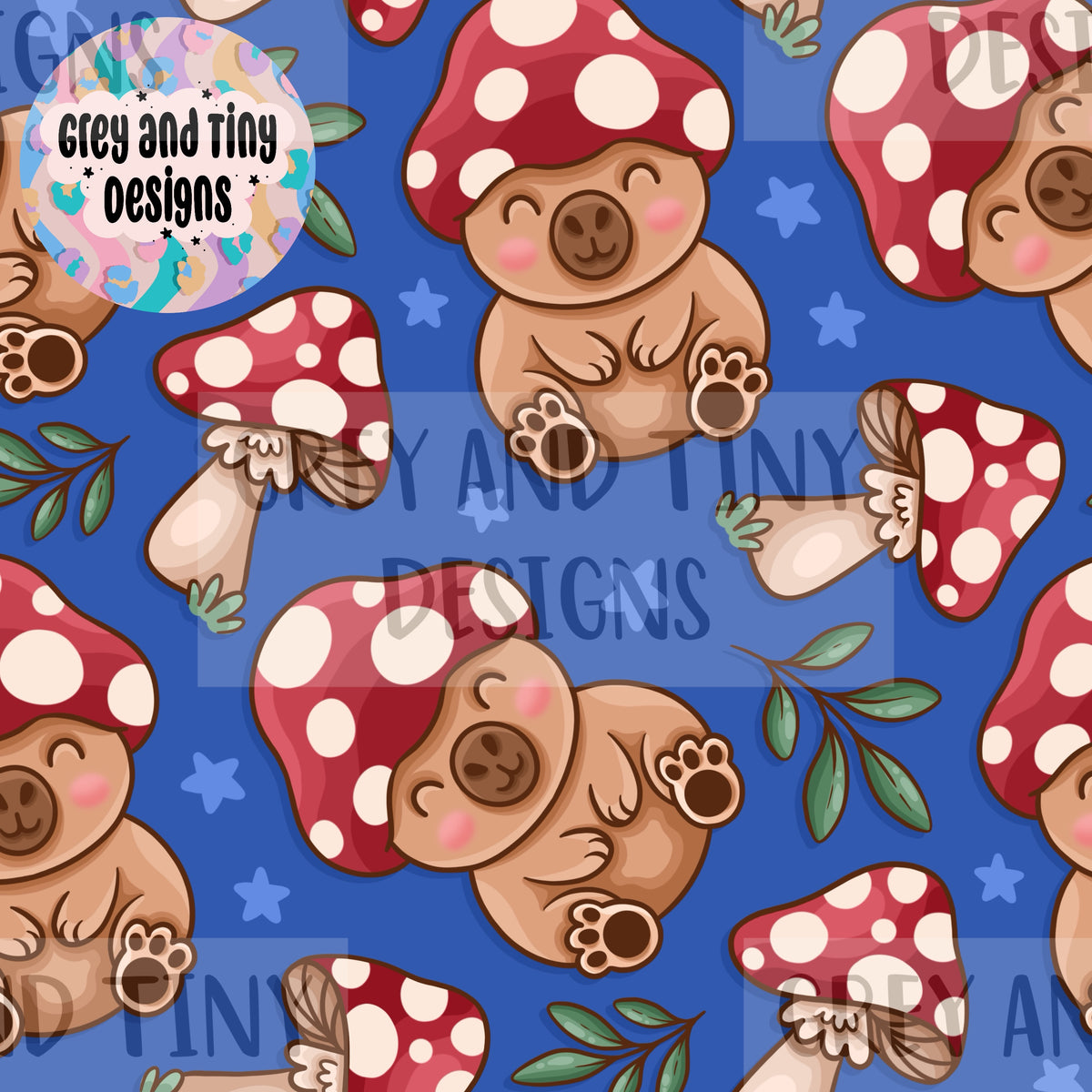 Mushroom capybara