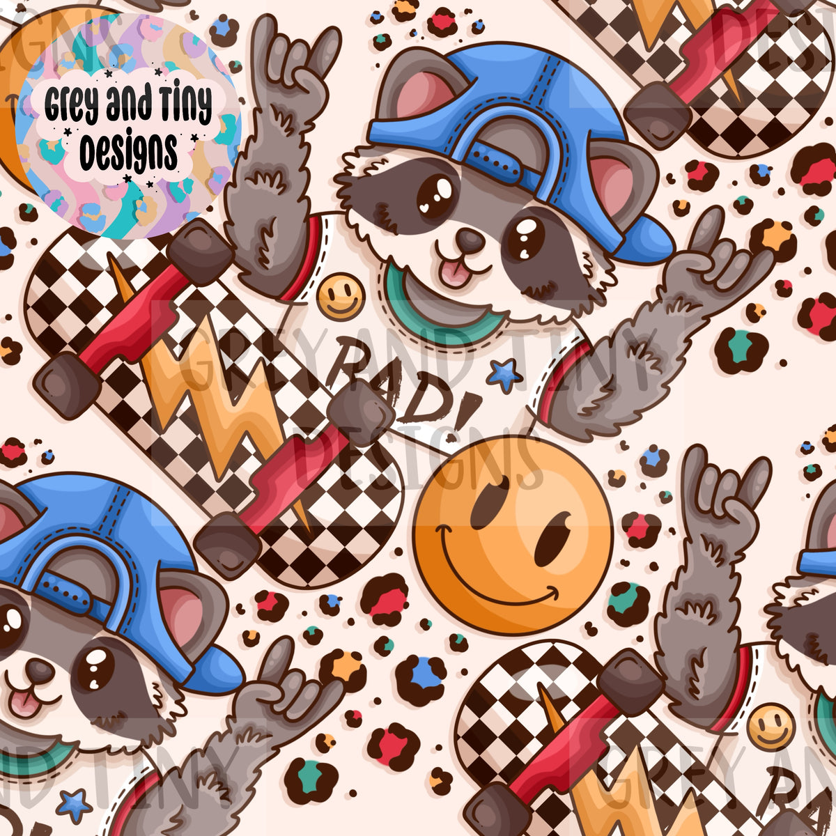 Skater raccoons