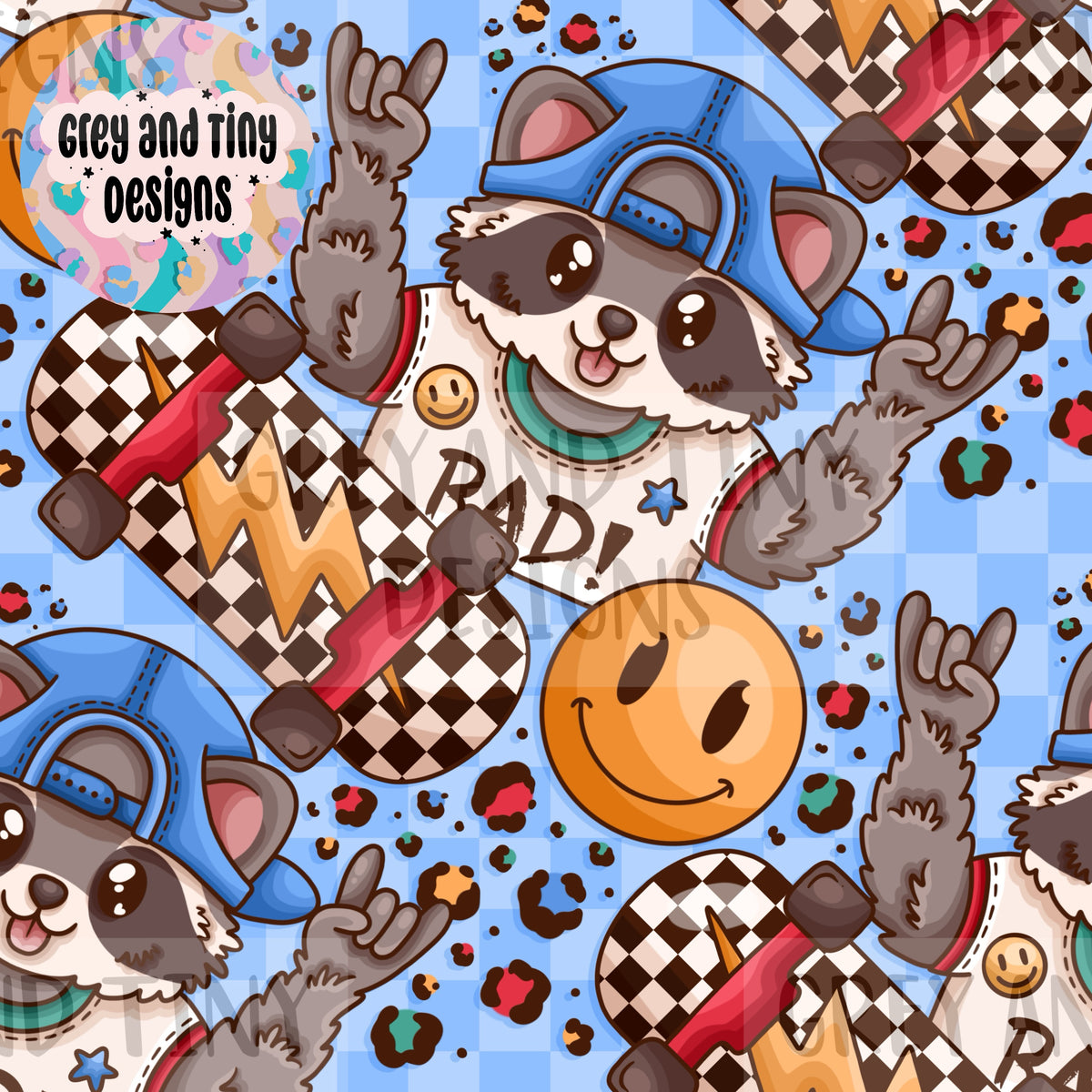 Skater raccoons