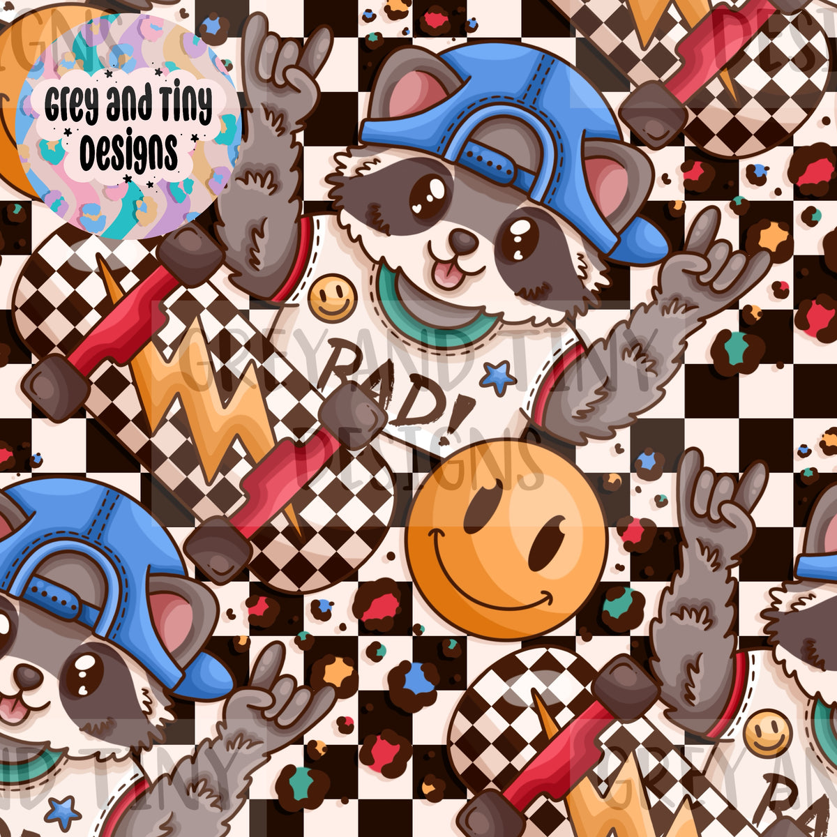 Skater raccoons