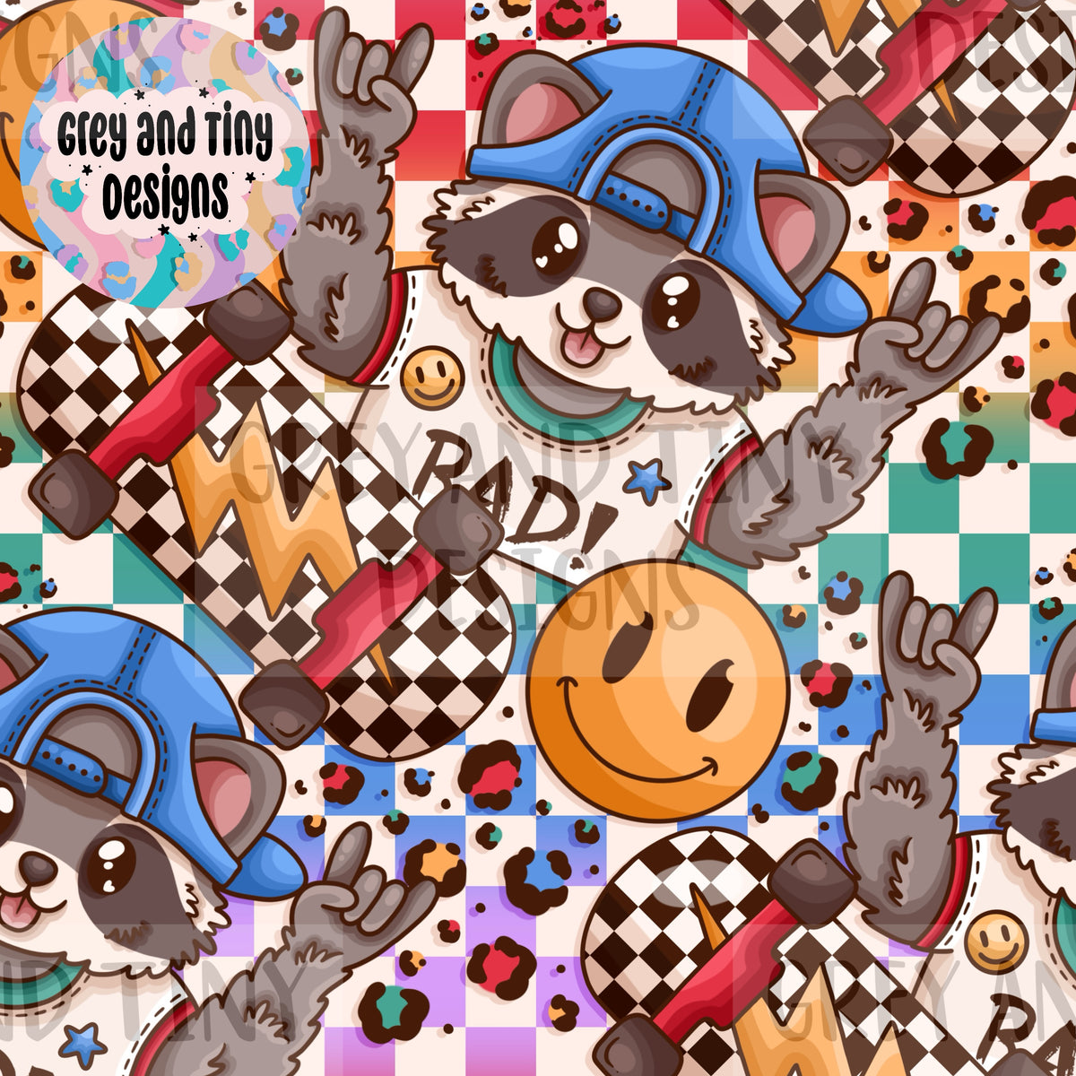 Skater raccoons