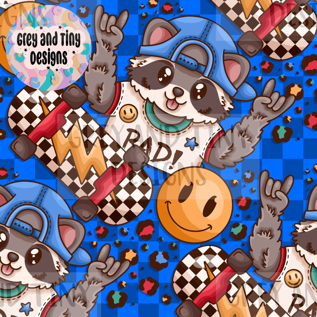 Skater raccoons