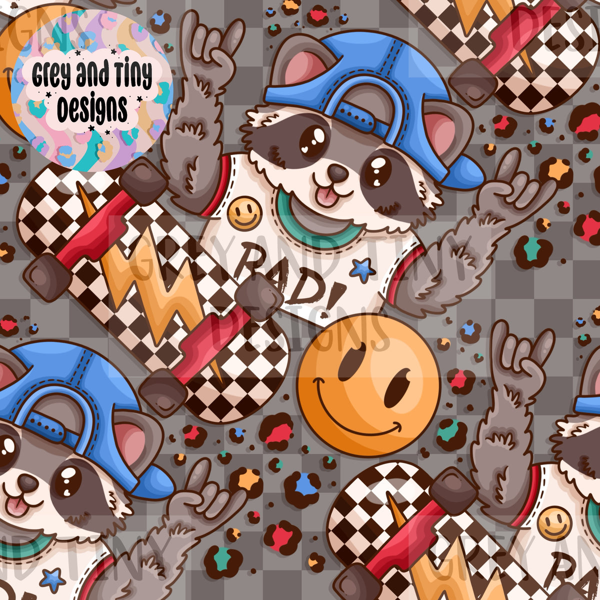 Skater raccoons