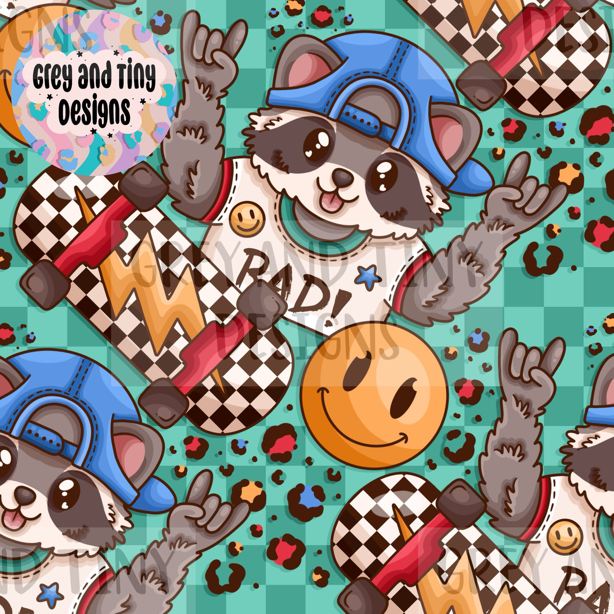 Skater raccoons